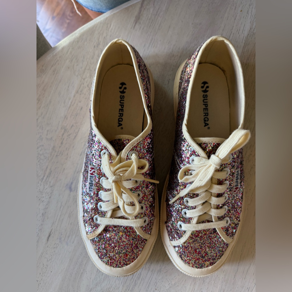 Superga Women’s Glitter Sneakers-Multi color